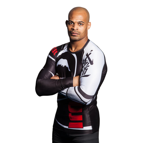 FUJI SPORTS FREESTYLE IBJJF RANKED RASHGUARD LONG SLEEVE-Black-5